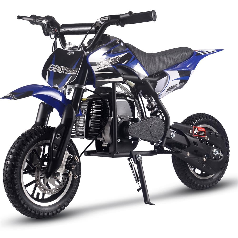 Amazon.com: MotoTec DB-01 50cc 2-Stroke Kids Gas Dirt Bike Blue